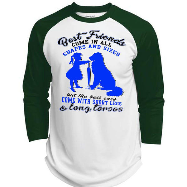 Best Friends Come In All Shapes T Shirt, I Love My Dog T Shirt, Awesome T-Shirts  (Polyester Game Baseball Jersey)
