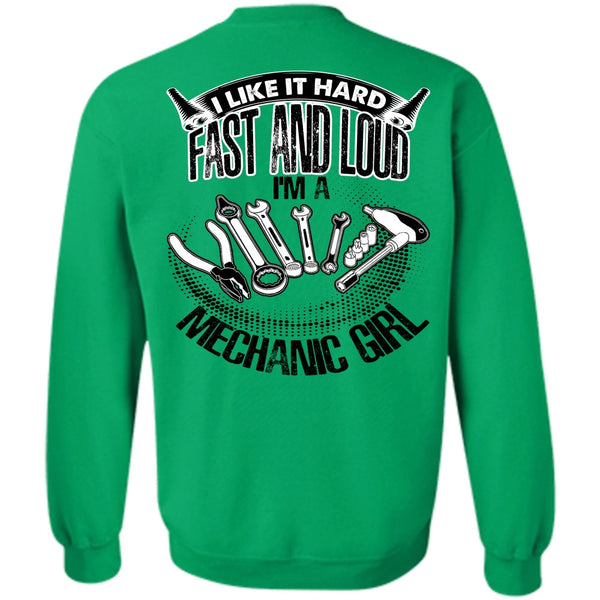 I Love Mechanic T Shirt, I'm A Mechanic Girl Sweatshirt