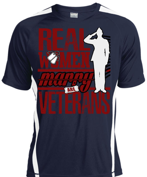 Real Women Marry Are Veterans T Shirt, Being A Veteran T Shirt, Cool Shirt
