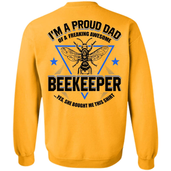I Love Beekeeper T Shirt, I'm A Proud Dad Sweatshirt