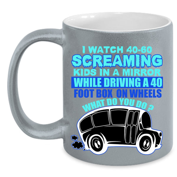 Gift For Bus Driver Coffee Mug, Funny School Bus Driver Accent Mug