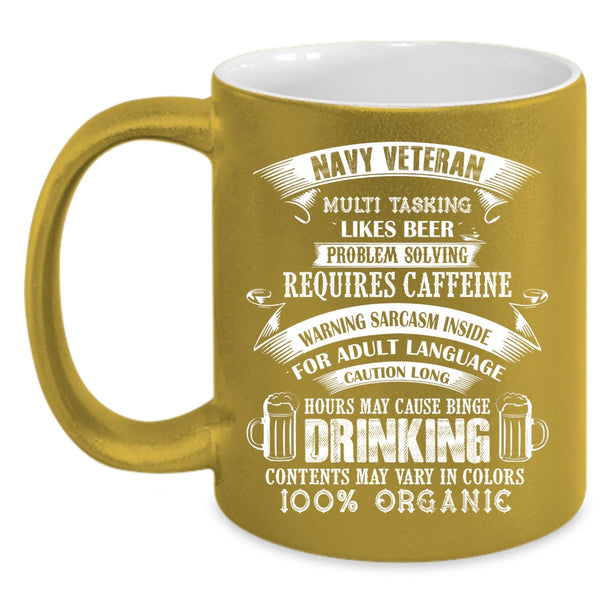 Navy Veteran Coffee Mug, Funny Gift For Navy Veteran Coffee Cup