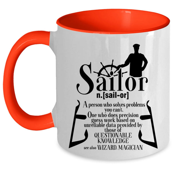 Awesome Gift For Sailors Coffee Mug, Sailor Accent Mug