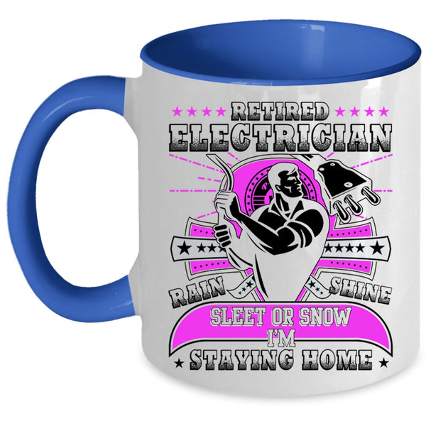 Awesome Retirement Coffee Mug, Retired Electrician Accent Mug