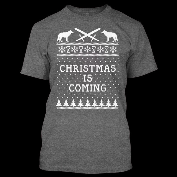 A black t-shirt with the shopify logo