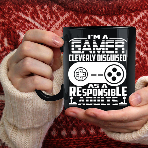 I'm A Gamer Coffee Mug, Cool Gift For Gamers Coffee Cup