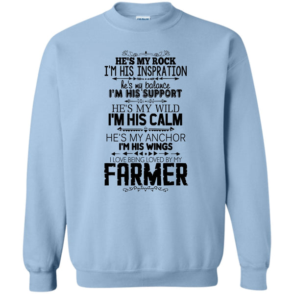 Coolest Farmer T Shirt, He Is My Rock Sweatshirt