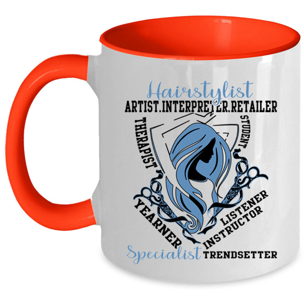 Funny Gift For Hairstylist Coffee Mug, Hairstylist Accent Mug