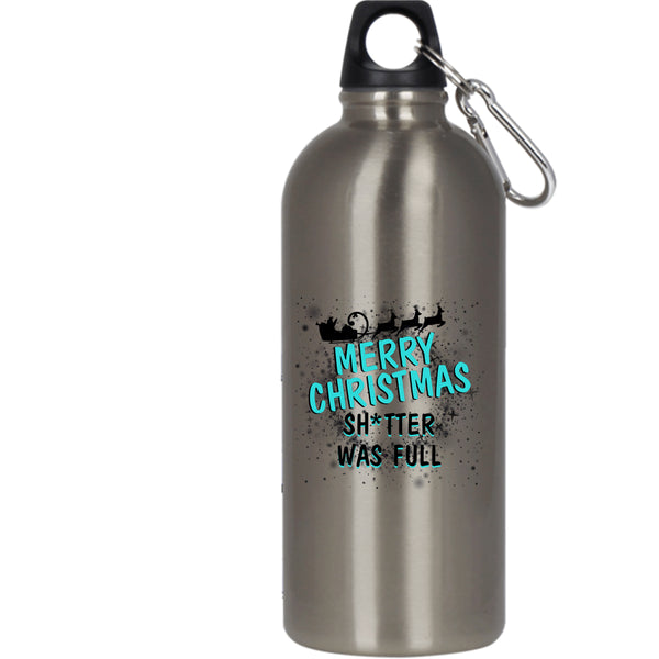Merry Christmas 20 oz Stainless Steel Bottle,Christmas Family Vacation Outdoor Sports Water Bottle