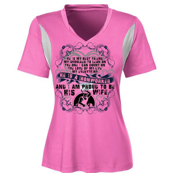 Proud To Be His Wife T Shirt, I Love Ironworker T Shirt, Awesome T-Shirts