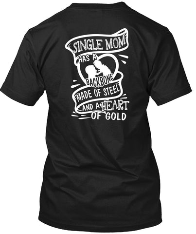 A black t-shirt with the shopify logo