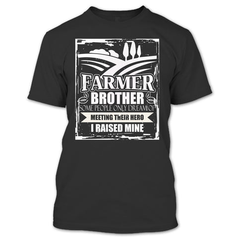 A black t-shirt with the shopify logo