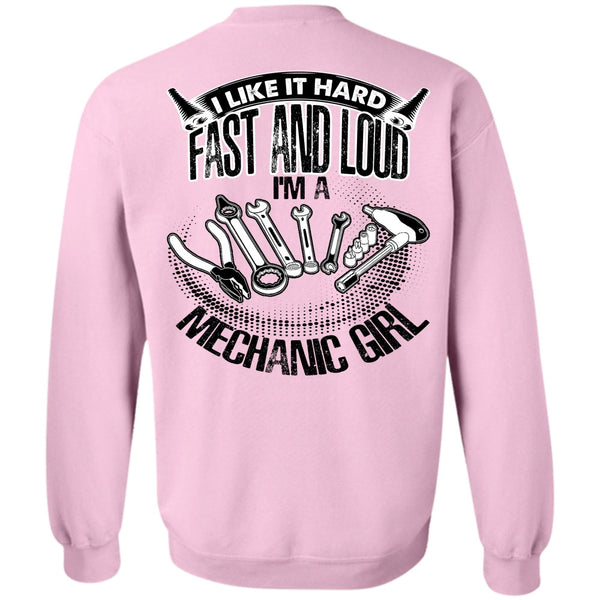 I Love Mechanic T Shirt, I'm A Mechanic Girl Sweatshirt
