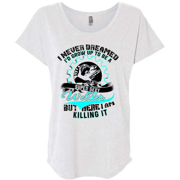 I'd Grow Up To Be A Welder T Shirt, I Love Welder T Shirt, Awesome T-Shirts