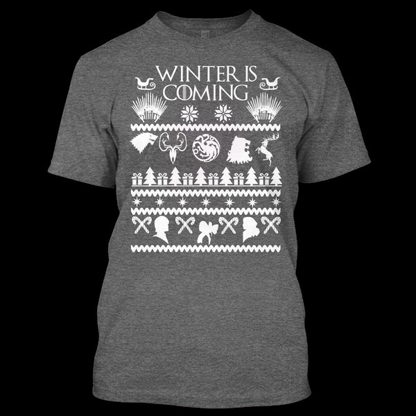 A black t-shirt with the shopify logo