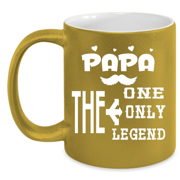 Papa The One The Only Coffee Mug, Awesome Gift For Papa Coffee Cup