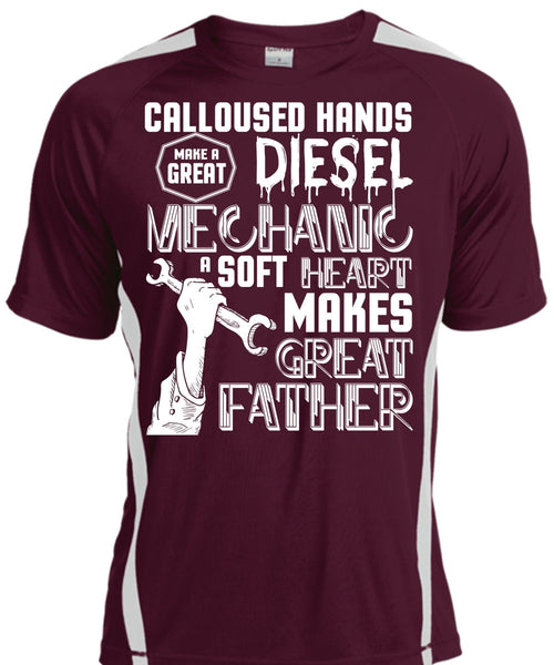 Make A Great Diesel Mechanic T Shirt, Makes Great Father T Shirt, Cool Shirt