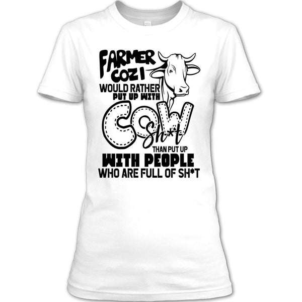 Farmer Cozi T Shirt, Coolest Farmer T Shirt