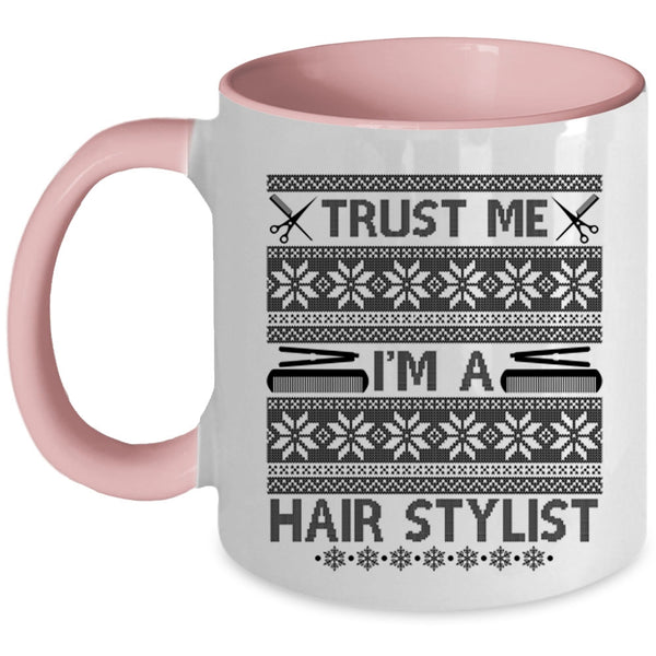 Christmas Tree Coffee Mug, I'm A Hair Stylist Accent Mug