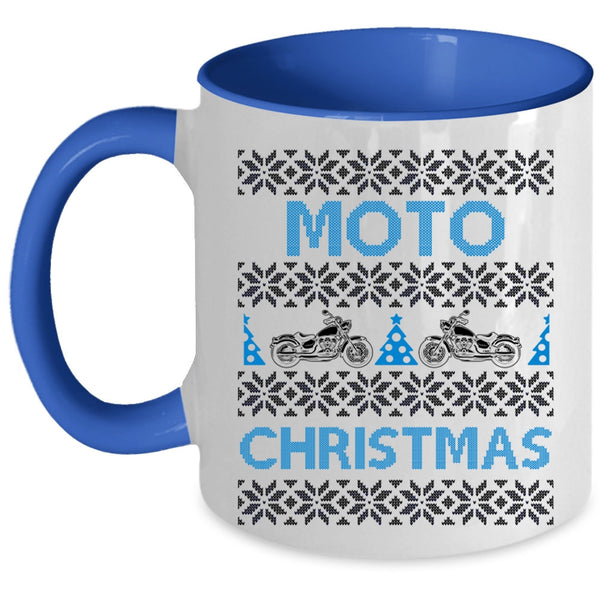 Christmas Gift For Fireman Coffee Mug, Moto Christmas Accent Mug