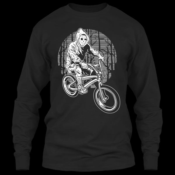 A black t-shirt with the shopify logo