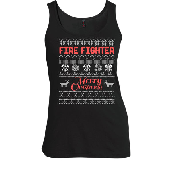 Fire Fighter Merry Christmas T Shirt, Coolest Firefighter T Shirt, Cool T Shirt