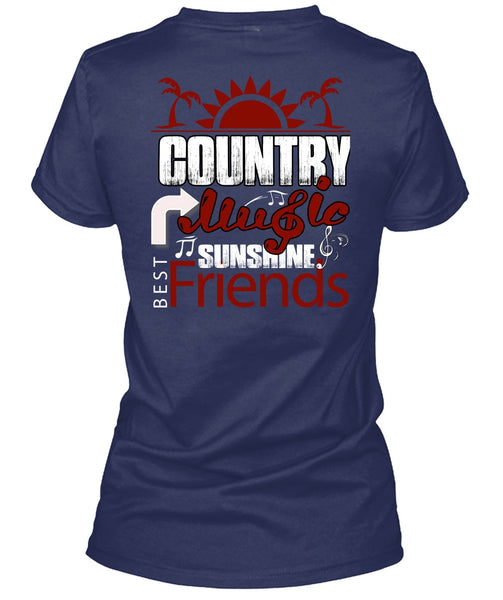 Country Music Sunshine Best Friends T Shirt, I Love Music T Shirt