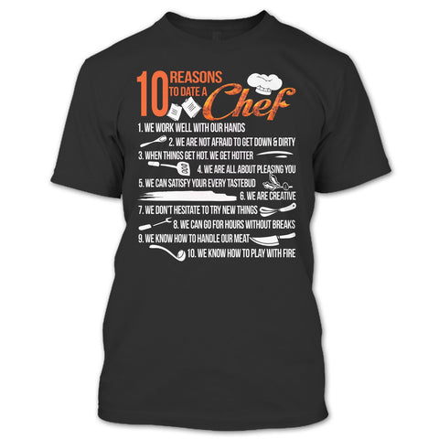 A black t-shirt with the shopify logo