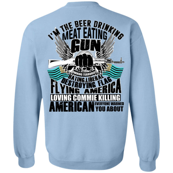 I Love Gun T Shirt, Meat Eating Gun Sweatshirt