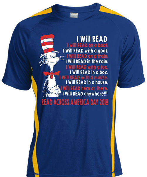 The Cat in the Hat T Shirt, I Will Read With A Mouse T Shirt, I Will Read In A House T Shirt, Cool Shirt