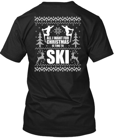 A black t-shirt with the shopify logo