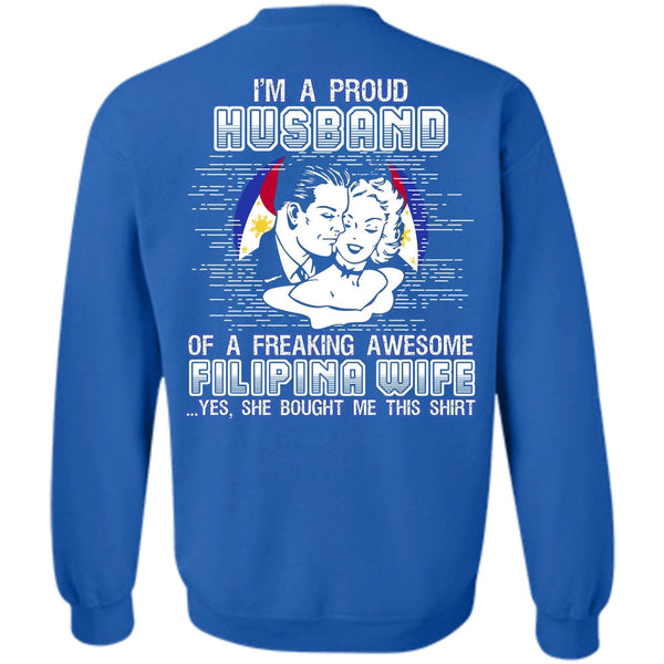 Filipina Wife T Shirt, I Love Husband Sweatshirt