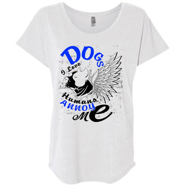 Dog I Love Humans Annoy Me T Shirt, I Love My Dog T Shirt, Awesome T-Shirts