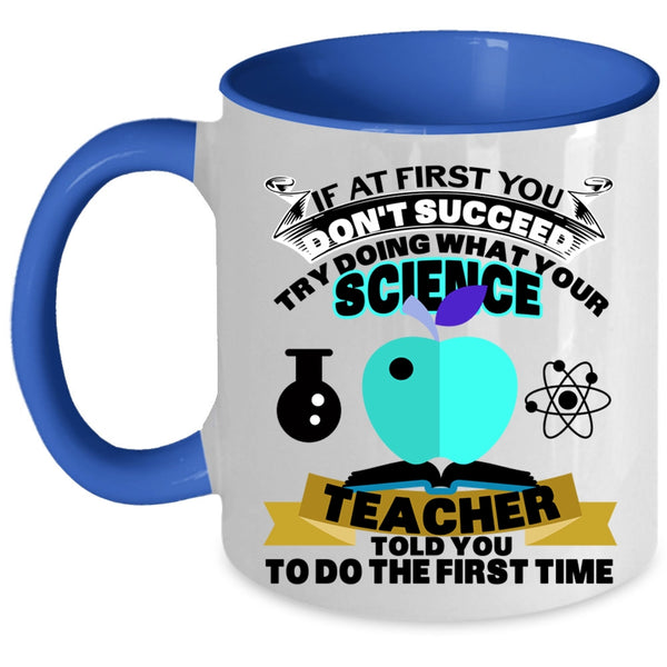 Cool Teacher Coffee Mug, Science Teacher Accent Mug