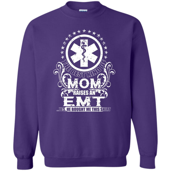 Raises An EMT T Shirt, Coolest EMT Mom Sweatshirt