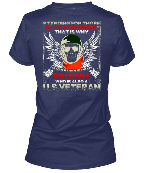 Grandpa Who Is Also US Veteran T Shirt, Being A Veteran T Shirt