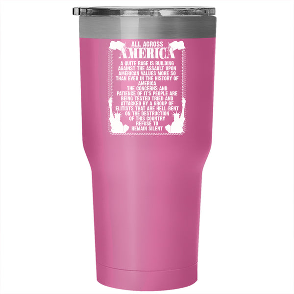 All Acrross America Tumbler 30 oz Stainless Steel, Cool Gift For My Friends Travel Mug