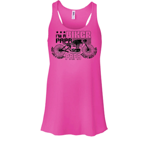 I'm A Biker Papa T Shirt, Gift For Grandpa Tank Top