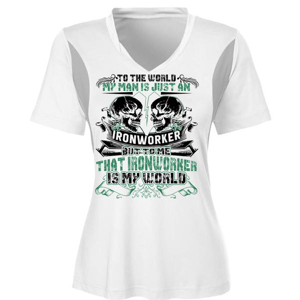 My Man Is Just An Ironworker T Shirt, I Love Ironworker T Shirt, Awesome T-Shirts