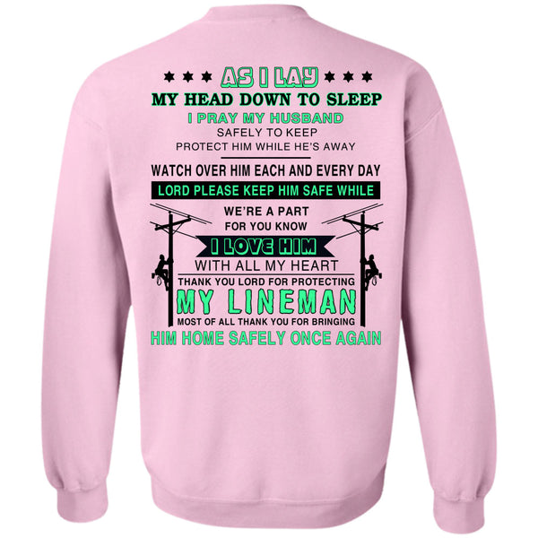 Being A Lineman T Shirt, Thank You Lord For Protecting My Lineman Sweatshirt