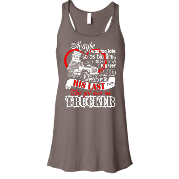 This Girls Loves Her Trucker T Shirt, Coolest Trucker Tank Top