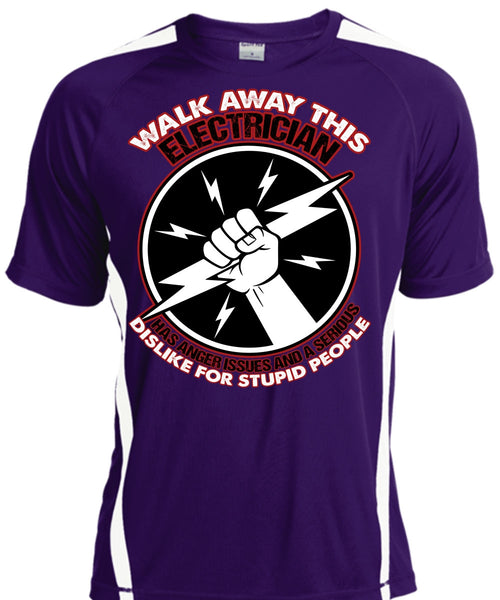 Walk Away This Electrician T Shirt, Dislike For Stupid People T Shirt, Cool Shirt