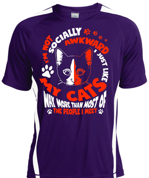 I Just Like My Cats T Shirt, I'm Not Socially Awkward T Shirt, Cool Shirt