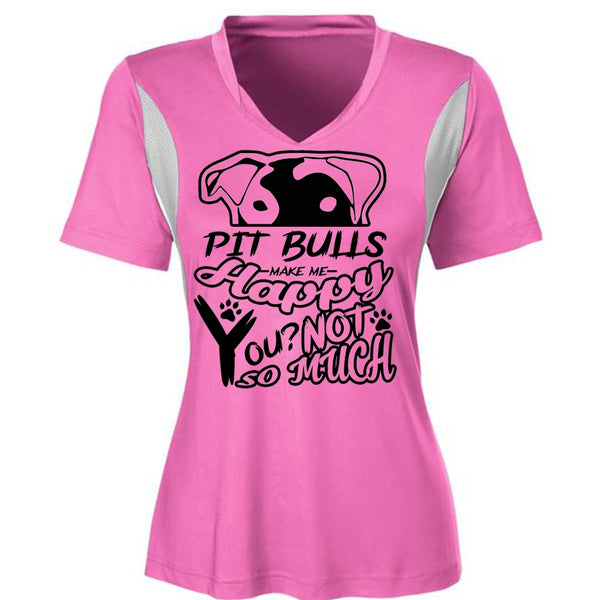 Pit Bulls Make Me Happy You T Shirt, I Love Dog T Shirt, My Favorite T Shirt