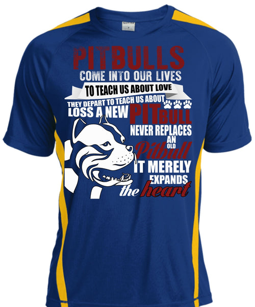 Pit Bulls Come Into Our Lives T Shirt, Loss A New Pit Bull T Shirt, Cool Shirt