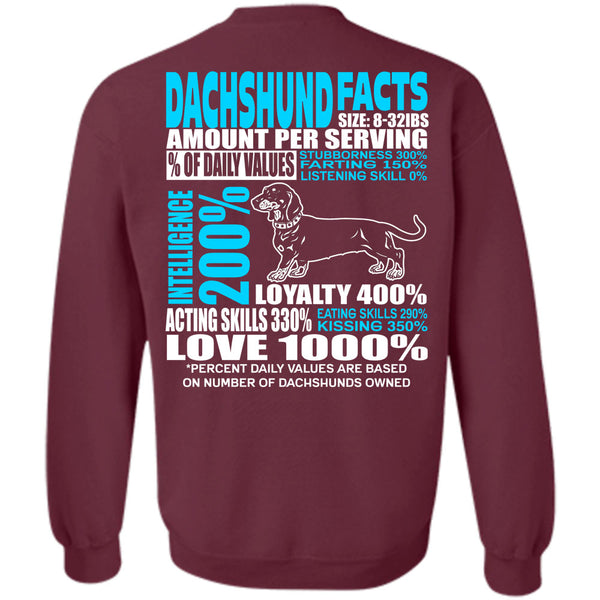 Dachshund Owned T Shirt, I Love Dachshund Sweatshirt