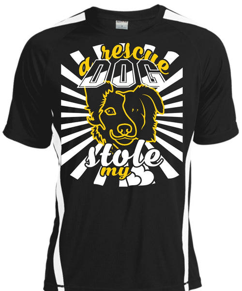 A black t-shirt with the shopify logo