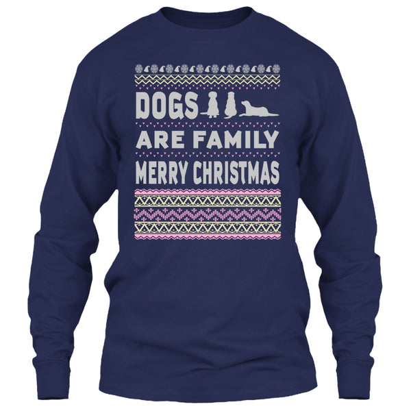Dog Are Family T Shirt, Merry Christmas T Shirt