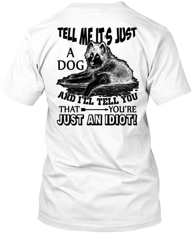 A black t-shirt with the shopify logo