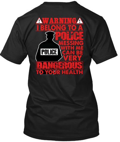 A black t-shirt with the shopify logo